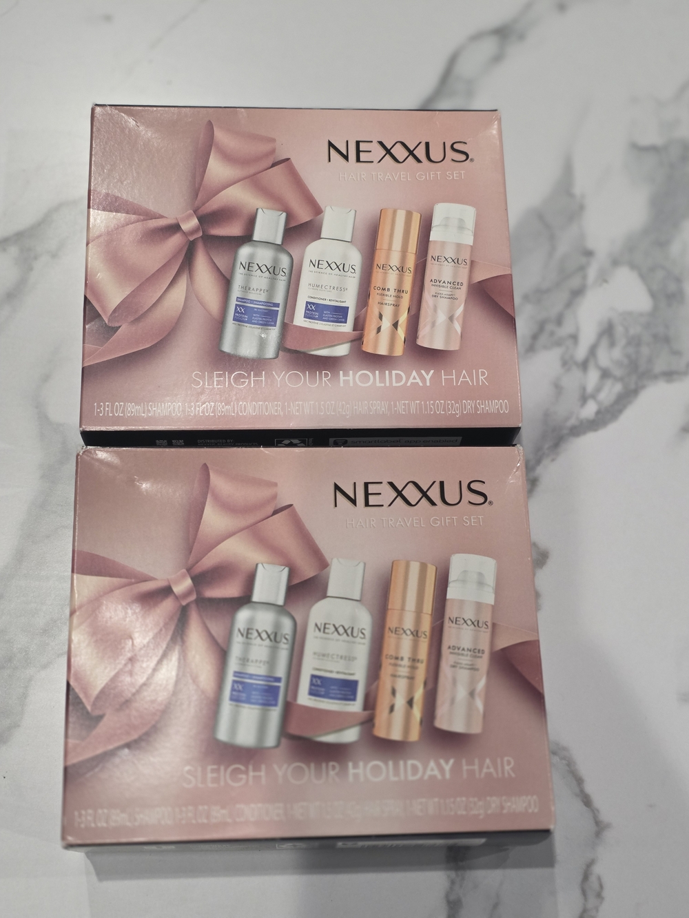 Nexxus Holiday Hair Travel Gift Set - Pink